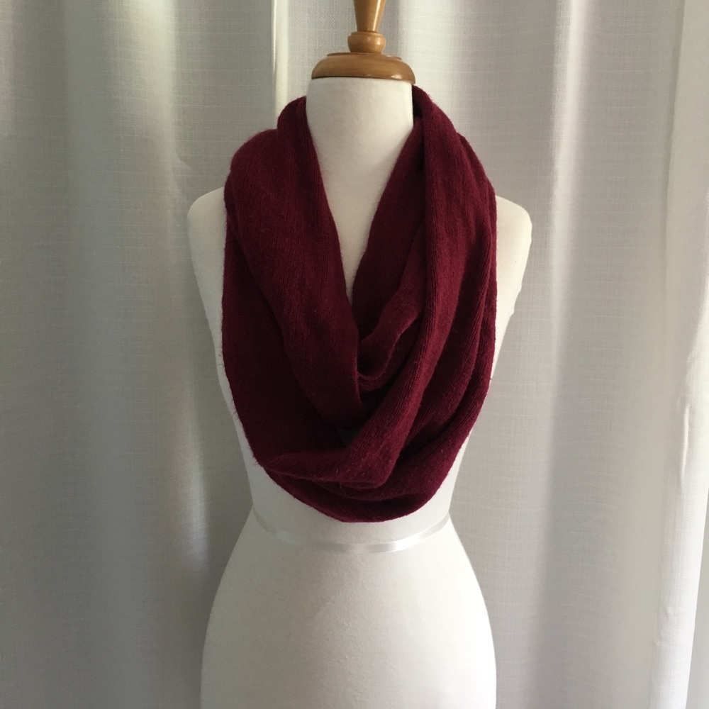 Maroon Infinity Scarf